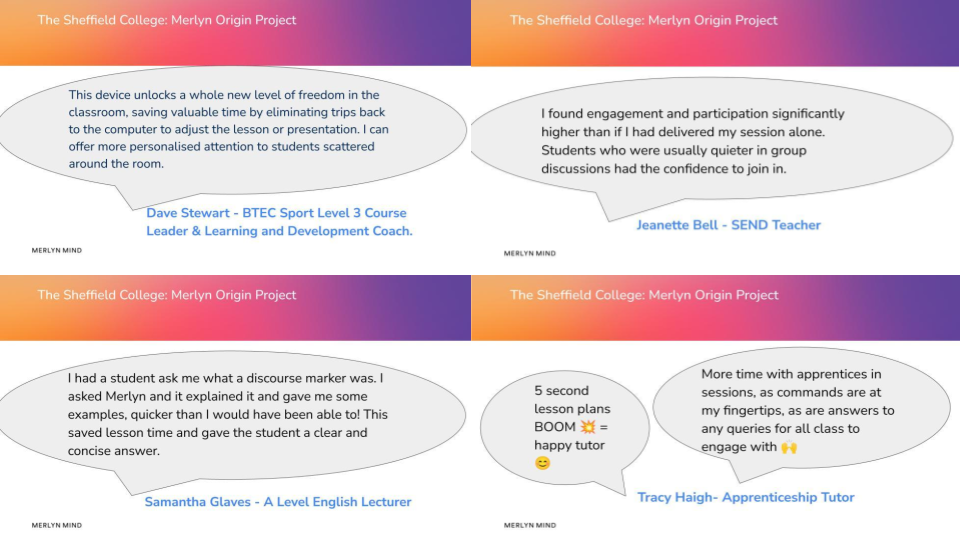 Summary of Sheffield College Merlyn Origin trials-png Summary of Sheffield College Merlyn Origin trials-png
